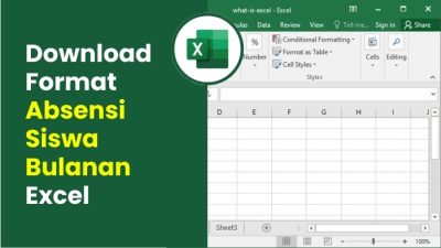 Download Format Absensi Siswa Bulanan Excel