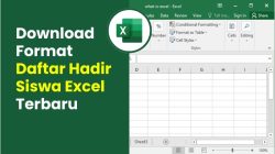 Download Format Daftar Hadir Siswa Excel Terbaru