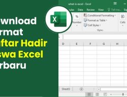 Download Format Daftar Hadir Siswa Excel Terbaru