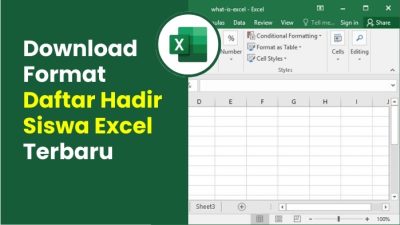 Download Format Daftar Hadir Siswa Excel Terbaru