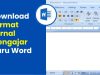 Download Format Jurnal Mengajar Guru Word