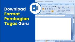 Download Format Pembagian Tugas Guru