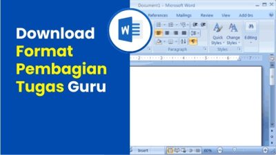 Download Format Pembagian Tugas Guru