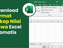 Download Format Rekap Nilai Siswa Excel Otomatis