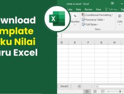 Download Template Buku Nilai Guru Excel