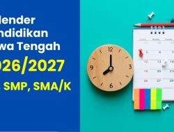 Kalender Pendidikan 2026/2027 Lengkap untuk SD, SMP, dan SMA