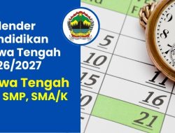 Kalender Pendidikan Jawa Tengah 2026 Lengkap untuk SD, SMP, dan SMA